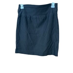 Studio Y Elegant Black Pencil Skirt